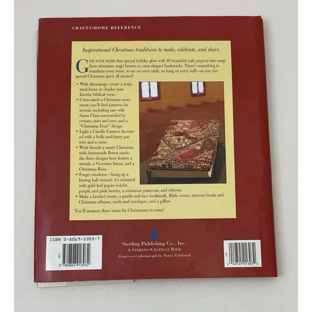 Inspirational Christmas Crafts by Madeline Hart (1998, Hardcover)